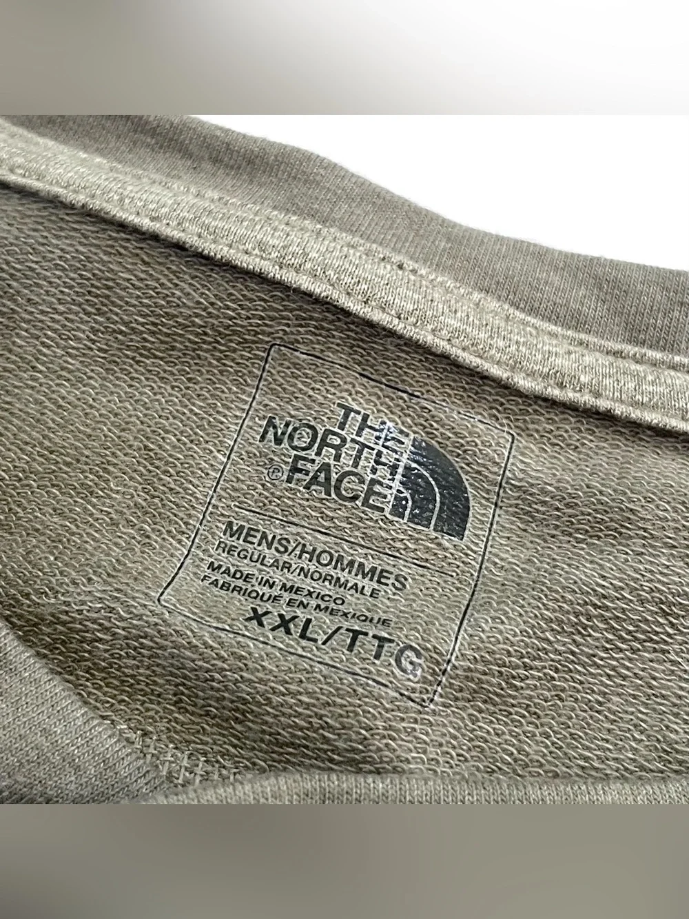 NWT New Men’s The North Face Flash Dry Terry Long Sleeve Henley in Olive Green